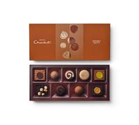 Hotel Chocolat Notably Nutty 9-Piece Boxed Selection, 105g - Chocolate Gift Box For Birthday, Anniversary, Thank You