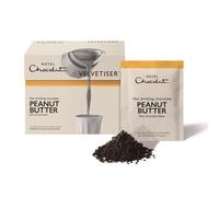 Hotel Chocolat Peanut Butter Hot Chocolate Sachets - Luxury Chocolate Flakes - Pack of 10 Single-Serve Sachets, 310g - Suitable for Vegetarians