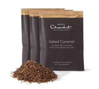 Hotel Chocolat Salted Caramel Hot Chocolate Sachets - Luxury Chocolate Flakes - Pack of 20 Single-Serve Sachets, 700g - Made To Pair With The