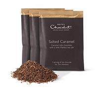 Hotel Chocolat Salted Caramel Hot Chocolate Sachets - Luxury Chocolate Flakes - Pack of 20 Single-Serve Sachets, 700g - Made To Pair With The Velvetiser - Serve Hot or Iced