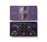 Hotel Chocolat Serious Dark Fix 29-Piece Boxed Selection, 310g - Chocolate Gift Box For Birthday, Anniversary, Thank You