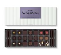 Hotel Chocolat Serious Dark Fix Sleekster - 29 High-Cacao Dark Chocolates, 305g - Suitable for Vegetarians - Chocolate Gifts For Birthday, Thank You,