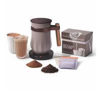 Hotel Chocolat - The Velvetiser System - in-Home Hot & Cold Drinking Chocolate Machine - Barista-Grade Drinking Chocolate Maker - Pebble Edition - Ideal for Gifts