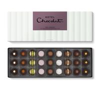 Hotel Chocolat Tipsy Truffles Sleekster 295g - 27-Piece Milk, Dark and White Liqueur Chocolate Box - Suitable for Vegetarians - Gifts for Birthday,