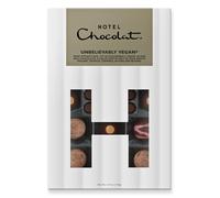 Hotel Chocolat Unbelievably Vegan H-Box - 14 Cacao-Rich Chocolates, 145g - Suitable For Vegetarians & Vegans - Gifts For Birthday, Thank You,