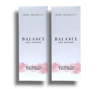 Hōtel Cōllectiōn - Aldi | Balance Reed Diffuser - Blush Rose, Lime & Black Pepper | 90mL Each