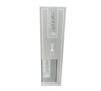 Hōtel Cōllection - Aldi No34 Oud & Vetiver square coloured glass scented reed diffuser - 100ml | Violet | Freesia | Sandalwood