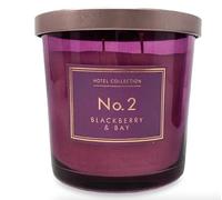 Hotel Collection No 2 BlackBerry & Bay Luxury Fragranced Jar Candle Two Wicks 335g