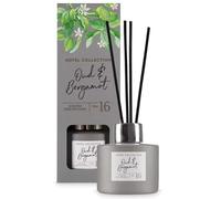 Hotel Collection Oud & Bergamot Scented Reed Diffuser, No. 16, Grey Bottle with Black Reeds