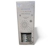 Hotel Cōllection Rich Fruits & Patchouli Scented Reed Diamanate Embossed Diffuser - 100ml - Lasts Approx 8 weeks - Cardamon- Ylang-Ylang - Patchouli