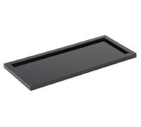 Hotel Complimentary Bathroom Presentation Tray Acrylic, Black | Organises guest amenities neatly on counters, with a wipe-clean surface and a durable design for busy hotel bathrooms.