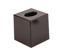Hotel Complimentary Black Cube Tissue Holder