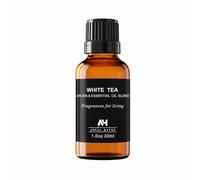 Hotel Diffuser Oil Inspired by White Tea Hotel Scent 30mL - Essential Oil Blend for Ultrasonics and Waterless Diffusers - Premium Fragrance for Home - Home Luxury Scent with Glass Bottle & Dropper