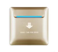Hotel Energy Efficiency Switch 13 56MHz Frequency for Streamlined Access Control and Device Management (Gold)