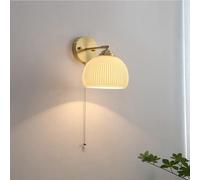 Hotel Engineering Decorative Nordic Brass Light Bedroom Bedside Pull Cord Lanterns Adjustable Mount Lighting Fixture Mirror Front Light,B(A) wall lamp