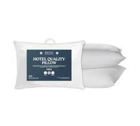 Hotel Essentials Luxury Collection Anti Allergy Polycotton Soft Touch Bounce Back Hotel Quality Pillows (Firm)