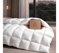 Hotel Grand White Goose Feather Down Fiber Comforter Twin Size Duvet Insert