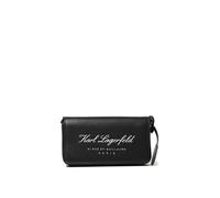Hotel Karl Flap Shoulder Bag Tech Leather - female - Karl Lagerfeld - Cross Body Bags - Black - ONE SIZE - Bags ONE SIZE