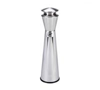 Hotel Lobby Vertical Cigarette Cylinder Stainless Steel Rainproof Ash Pillar