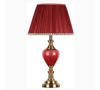 Hotel Model Room, Living Room, Bedroom, Study, Bedside Lamp, Light And Luxurious, Post-Modern Simple American Glass Wedding Table Lamp,B