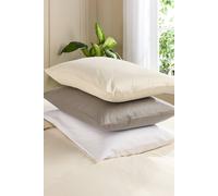Hotel Pure Luxury 4 Star Classic Pillowcase - Pair in Cream | Size: Standard Pillow Case Hotel Pure Luxury Cream Standard Pillow Case
