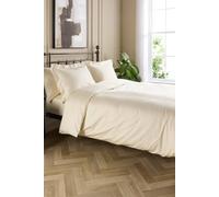 Hotel Pure Luxury 4 Star Duvet Cover Set in Cream | Size: Single Hotel Pure Luxury Cream Single