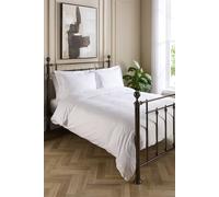 Hotel Pure Luxury 5 Star Duvet Cover Set in White | Size: Single Hotel Pure Luxury White Single