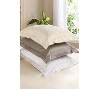 Hotel Pure Luxury 5 Star Oxford Pillowcase - Pair in White | Size: Standard Pillow Case Hotel Pure Luxury White Standard Pillow Case