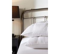 Hotel Pure Luxury Premium Suite Pleated Pillow Pair in White Hotel Pure Luxury White