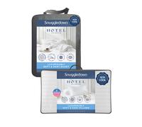 Snuggledown Hotel Collection Single Duvet - 13.5 Tog Warm Winter Premium Quilt Ideal for Cold & Chilly Nights, 2 Pillows - Soft Touch Cover, Hypoallergenic, Machine Washable, Size (135cm x 200cm)