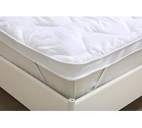 Hotel Quality Microfibre Mattress Topper 5cm Deep Air Flow Box Stitched Anti-Allergy Quilted Bed Topper (4FT Small Double)