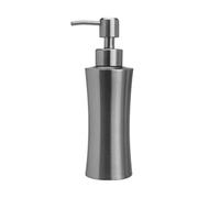 Hotel Soap Dispenser Stainless Steel Bottle Pump Container Canister With Easy Controlled Liquid Release Suitable for bathrooms guest rooms indoor wash areas, 250ml