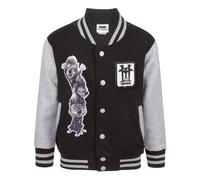 Hotel Transylvania Boy's Kids Varsity Jacket (Black) in Black | Size: 5-6 Years Hotel Transylvania Black 5-6 Years