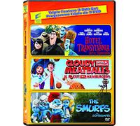 Hotel Transylvania / Cloudy With A Chance Of Meatballs / The Smurfs (Triple Feature)