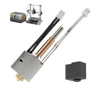 Hotend for Anycubic Kobra 3 Combo, 12V 40W 3D Printer J-Head Metal Assembly Hotend for Anycubic Kobra 3 Combo 3D Printers Prewired Kit with Thermistor Heating Cartridge 0.4mm Brass Nozzle