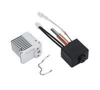 Hotend Kit Hot End Print Extruder,with Heating Block Heat Sink Hard Steel Nozzle Replacement,for 3D Printer, for 3D Printer (0.6mm)