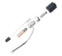 Hotend Nozzle Ceramic Hardened Steel 0.4mm Print Head Easy Maintenance Heating Block Assembly Replacement for 2 Ceramic Hotend Kit