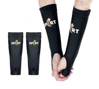 Hotfiary 1 Pair Padded Volleyball Arm Sleeves for Kids Youth Adult, Volleyball Forearm Elbow Sleeve with Thumb Hole for Women Girls Teens, Cooling Volleyball Train Accessories for Hitting Passing