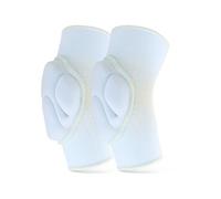 Hotfiary 1 Pair Volleyball Elbow Pads for Men Women, Elbow Brace Wraps with 20mm Thick Sponge Pad for Youth Adult, Ventilate Sport Elbow Protector Compression Arm Sleeves with Support Cushion