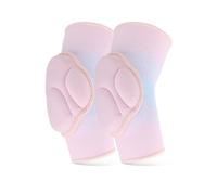 Hotfiary 1 Pair Volleyball Elbow Pads for Men Women, Elbow Brace Wraps with 20mm Thick Sponge Pad for Youth Adult, Ventilate Sport Elbow Protector Compression Arm Sleeves with Support Cushion