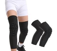 Hotfiary 1 Pair Youth Kids Knee Pad Compression Sleeves for 3-12 Years, Elastic Knee Brace for Basketball Football Volleyball Cycling, Breathable Protective Sport Leg Sleeves for MTB Goalkeeper