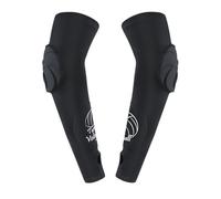 Hotfiary 2 Pack Volleyball Arm Sleeve for Women Men Boys Girls, Passing Hitting Compression Sleeves with Forearm and Elbow Protection Pads for Adult Youth, Padded Arm Protector with Thumbhole