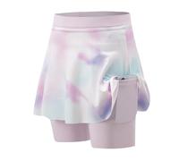 Hotfiary Girls Tennis Skirt, Kids Tie Dye Pleated Golf Skirts, Youth Teen School Skater Skirt High Waisted Skorts, Soft Cool Summer A Line Stretchy Skirts for Workout Gym Running Cycling Age 5-13 Year