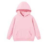Hotfiary Kids Girls Boys Sweatshirt Hoodie, Unisex Children Plain Hooded Sweat Pullover Top with Kangaroo Pocket, Youth Teen Long Sleeve PE School Jumper Sweatshirts Sports Casual Wear for 4-13 Years