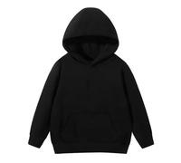 Hotfiary Kids Girls Boys Sweatshirt Hoodie, Unisex Children Plain Hooded Sweat Pullover Top with Kangaroo Pocket, Youth Teen Long Sleeve PE School Jumper Sweatshirts Sports Casual Wear for 4-13 Years