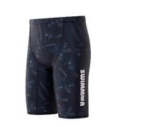 Hotfiary Mens Swim Jammers, Compression Swim Shorts with Cap, Quick Dry Swimming Trunks, Sport Boxer Swimwear Bottoms, UV Protection Competitive Athletic Summer Beach Board Brief Swimsuit, L-5XL