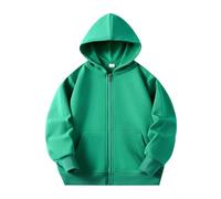 Hotfiary Unisex Kids Zip Up Hoodie for Boys Girls Cotton Hooded Sweatshirt Hoodies with Pocket Zipper Top Jacket Hoody PE School Sweat Hoodie Children's Spring Autumn Clothes Toddler Teens Ages 2-12