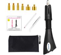 Hotfix Applicator Bedazzler Kit with Rhinestones for Crafts Clothes Shoes Fabric, Hot Fixed Rhinestone Setter Heat Applicator Wand Tool Crystals Kit, Hot Fix Rinestones Bling Machine for Clothing