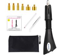 Hotfix Applicator Bedazzler Kit with Rhinestones for Crafts Clothes Shoes Fabric, Hot Fixed Rhinestone Setter Heat Applicator Wand Tool Crystals Kit, Hot Fix Rinestones Bling Machine for Clothing