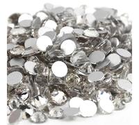 Hotfix Flatback Nail Art Rhinestones, Non Hotfix Crystal Rhinestones Multicolor Multiple Sizes 1440pcs Pack(Crystal Clear,Ss6 1440pcs)